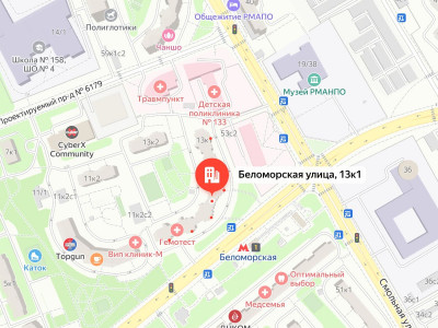 Постамат метро "Беломорская"